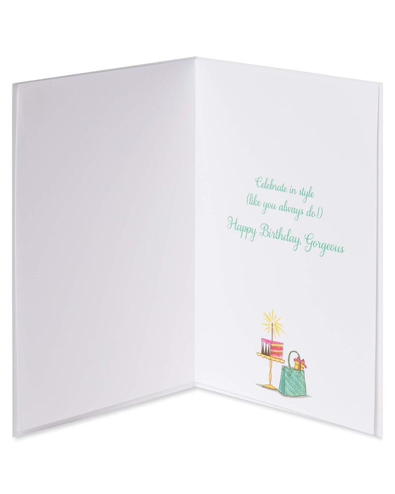 Papyrus Birthday Card for Her - Designed by Bella Pilar (Celebrate in Style) - Image 2